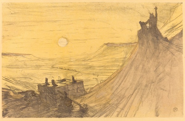 Cover for "Au pied du Sinaï", 1898.