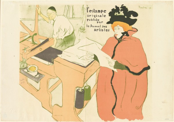 Cover for "L'estampe originale" (Couverture de "L'estampe originale"), 1893.