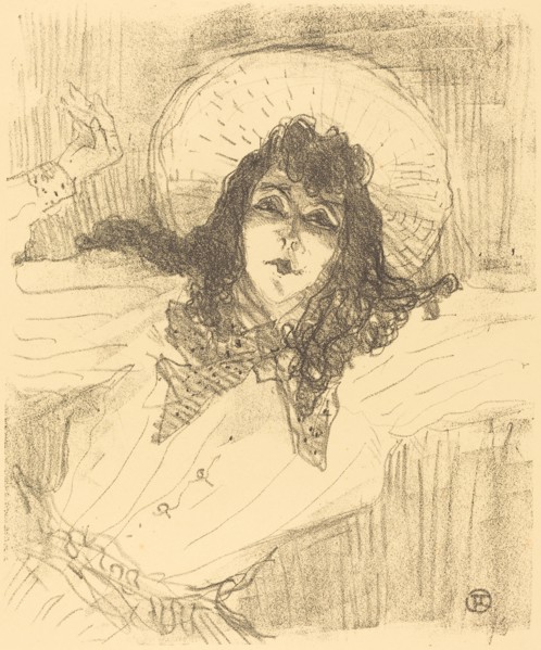 Eva Lavallière, 1896.