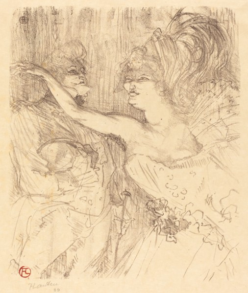 Guy and Mealy in "Paris qui marche" (Guy et Mealy dans "Paris qui marche"), 1898. Georges-Guillaume Guy and Juliette Mealy.