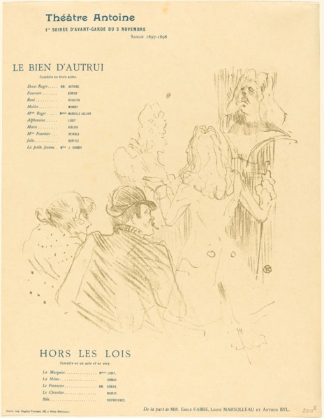 Homage to Moliere (Hommage à Molière), 1897. Bust of Moliere