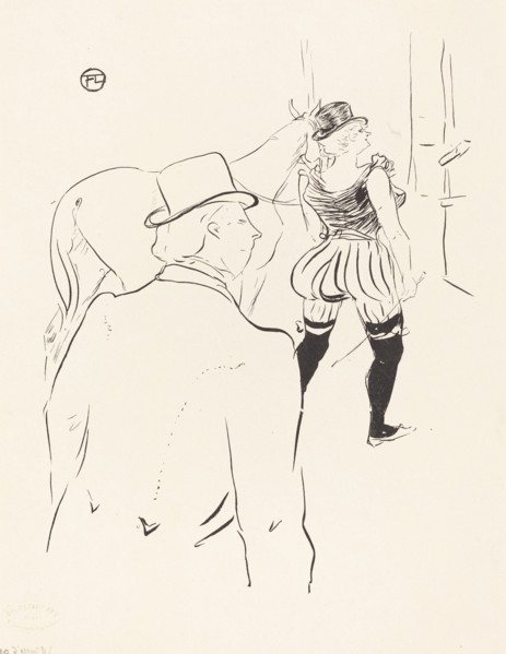 In the Wings of the Folies-Bergere: Mrs. Lona Barrison with Her Manager and Husband, 1895.