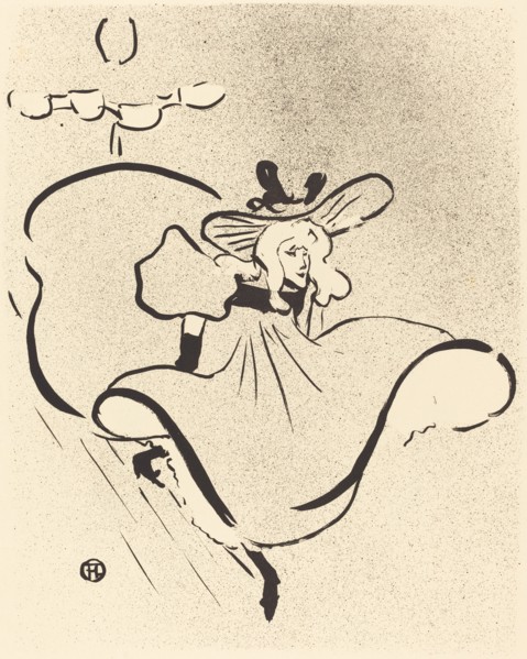 Jane Avril, 1893.