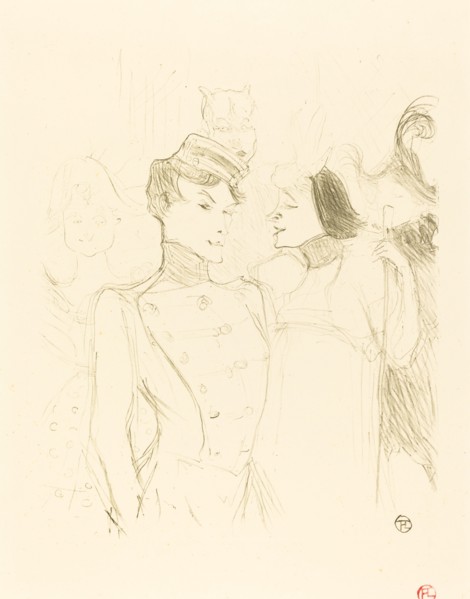 Lender and Lavalliere (Lender et Lavallière), 1895.