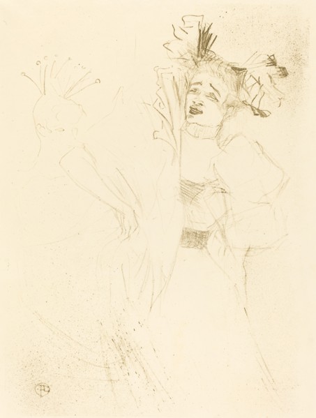 Lender Full Face in "Chilperic" (Lender de face dans "Chilpéric"), 1895.