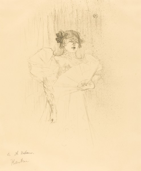 Luce Myres Full Face (Luce Myrès, de face), 1895.