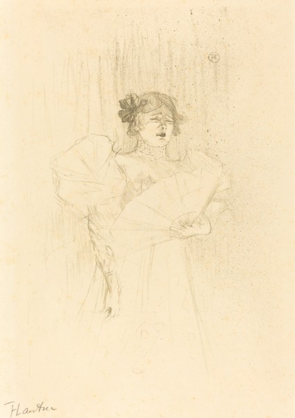 Luce Myres Full Face (Luce Myrès, de face), 1895.
