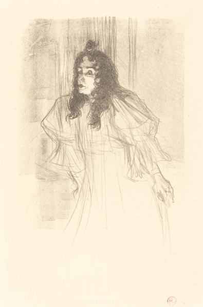 Miss May Belfort Bare-Headed (Miss May Belfort en cheveux), 1895.