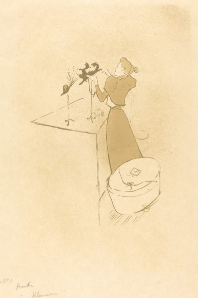 The Milliner (La Modiste - Renée Vert), 1893.