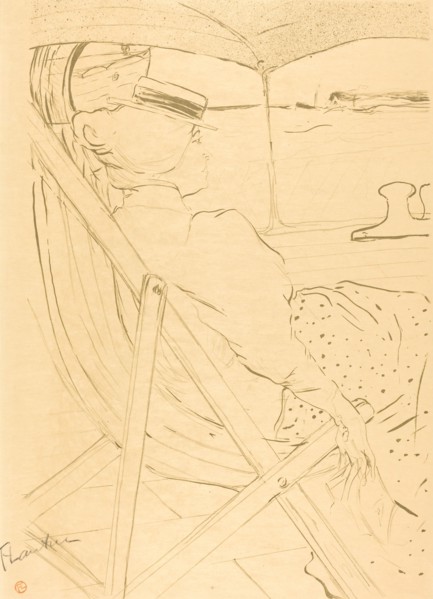 The Passenger from Cabin 54 - Sailing in a Yacht (La passagère du 54 - Promenade en yacht), 1896.