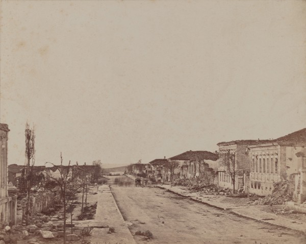Street in Sebastopol, 1855-1856.