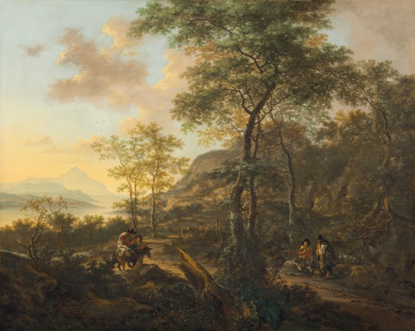An Italianate Evening Landscape, c. 1650.