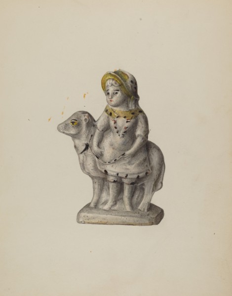 Chalkware Figure, c. 1939.