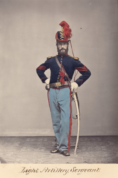 Light Artillery, Sergeant, 1866.
