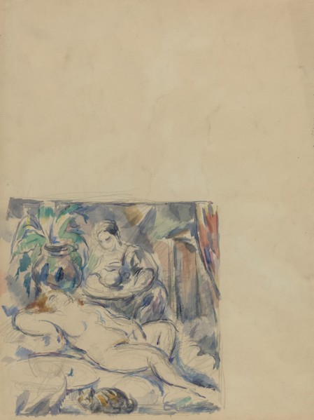 Waking Up [verso], c. 1880.