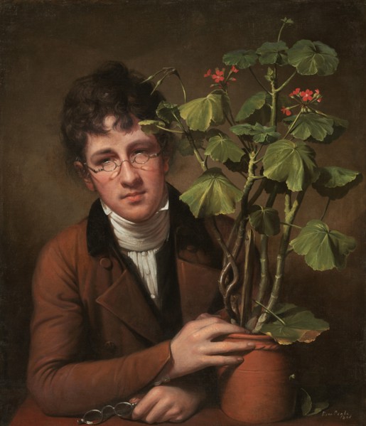 Rubens Peale with a Geranium, 1801.