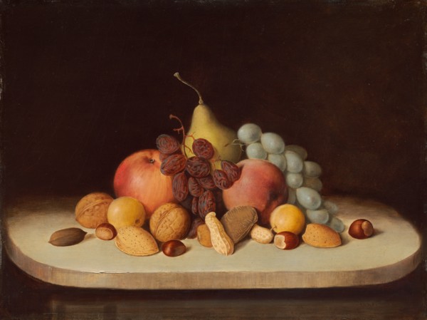 Still Life with Fruit and Nuts, 1848.
