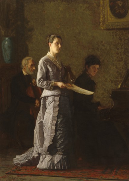 Singing a Pathetic Song, 1881.