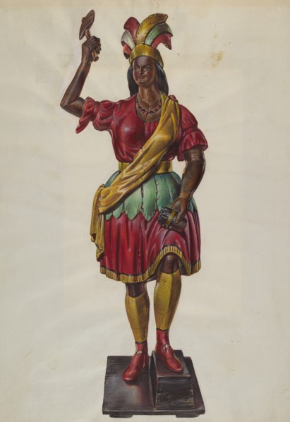 Cigar Store Indian, c. 1938.