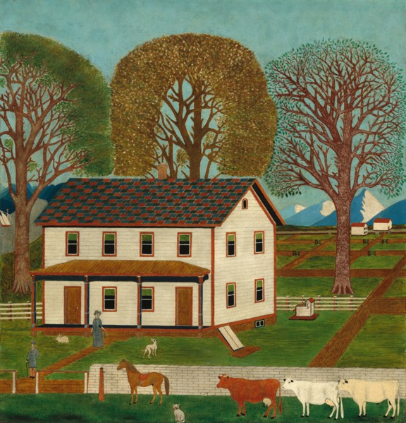 Farmhouse in Mahantango Valley, late 19th century.