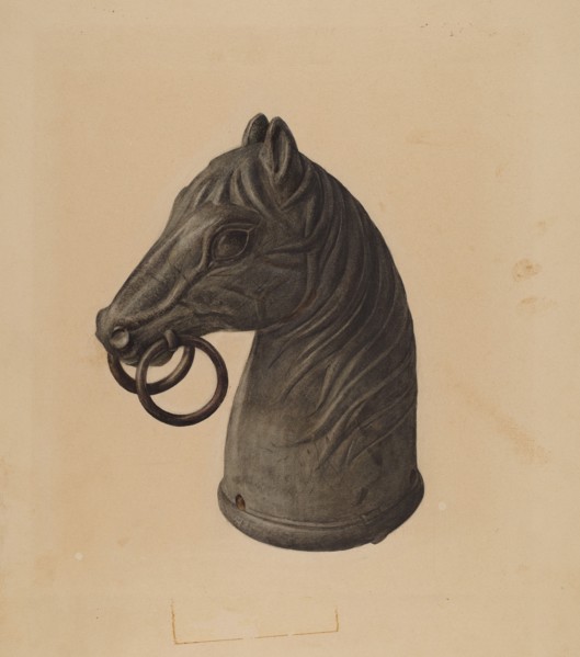 Hitching Post, c. 1940.