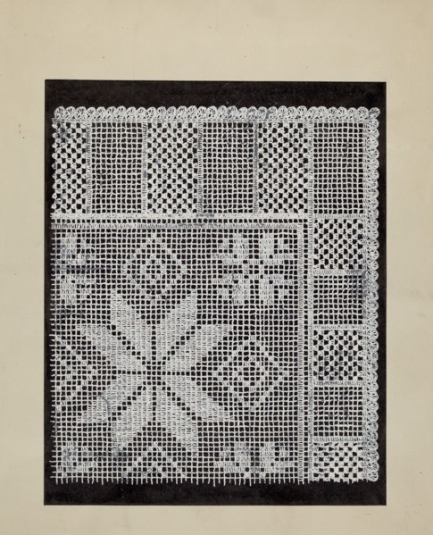 Lace Hardanger, 1935/1942.