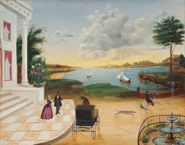 Leaving the Manor House, c. 1850/1855.