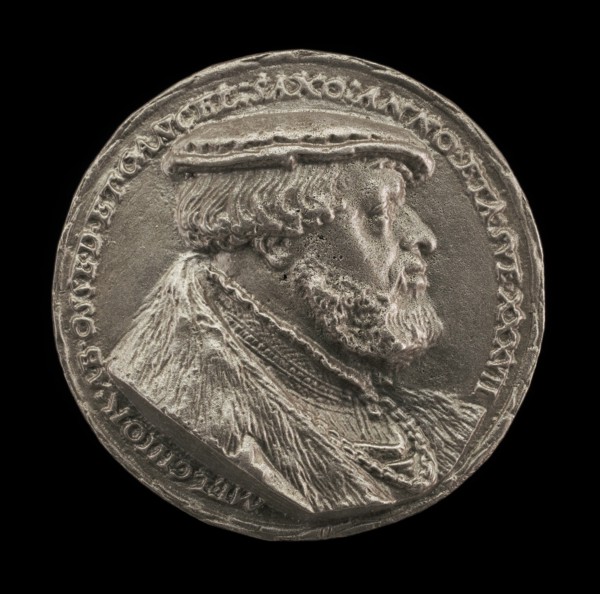 Melchior von Osse, 1506-1557, Chancellor of Saxony [obverse], 16th century.