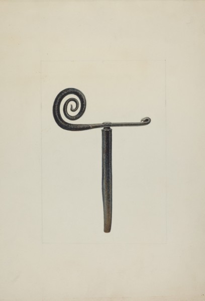 Shutter Fastener, 1935/1942.