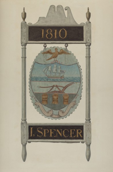 Tavern Sign, 1935/1942.