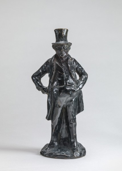 The Stroller (Le bourgeois qui flâne), model probably after 1860, cast around January 1954.