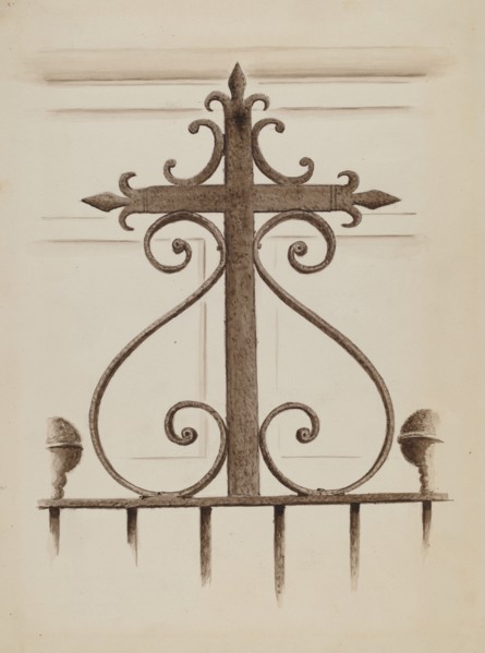 Wrought Iron Cross, 1935/1942.
