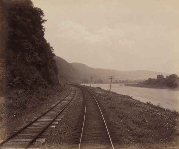 Hemlock Run Curve, Near Towanda, c. 1895.