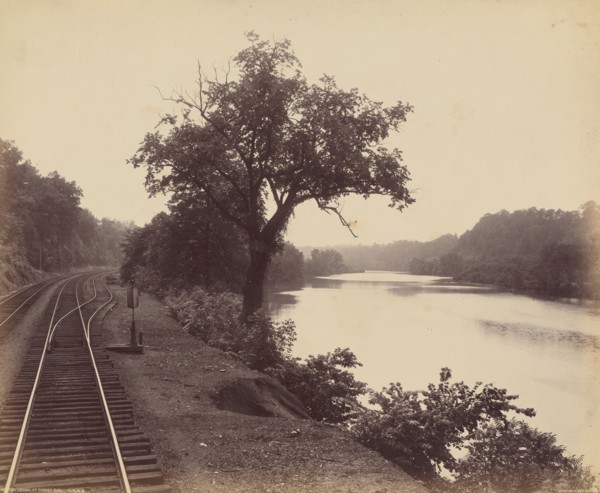 The Lehigh, At Turkey Run, c. 1895.