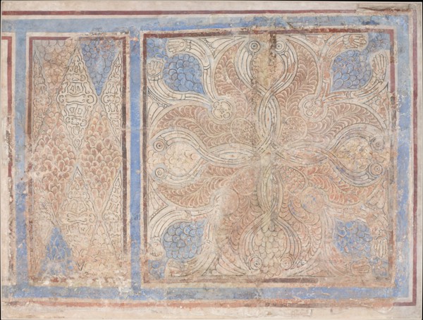 Painted Dado Panels, Iran, 9th century. From the Tepe Madrasa