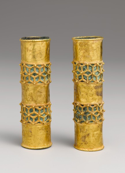 Hair Ornament, One of a Pair, Iran, 12th-13th century.