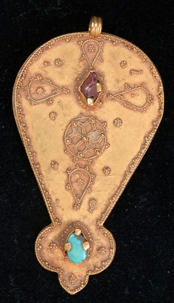 Pendant, Iran, 11th-12th century. May have been a talisman.