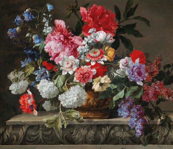 Still life of roses, tulips, anemones and lilac, Second Half of the 17th cen. Private Collection.