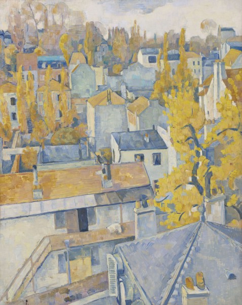 Rooftop view, 1890. Private Collection.