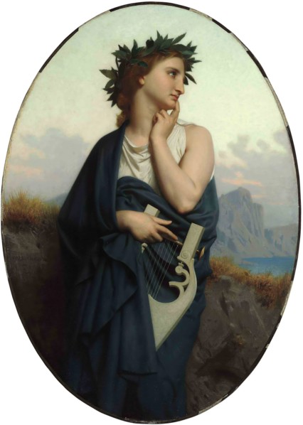The Muse (Philomèle) , 1861. Private Collection.