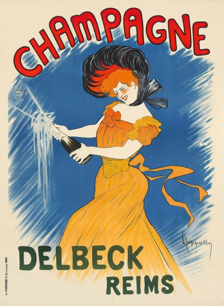 Champagne Delbeck , c. 1902. Private Collection.