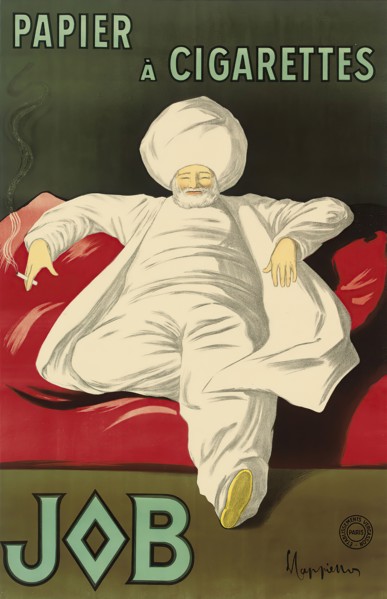 Advertising Poster for the tissue paper "Job", c. 1930. Private Collection.