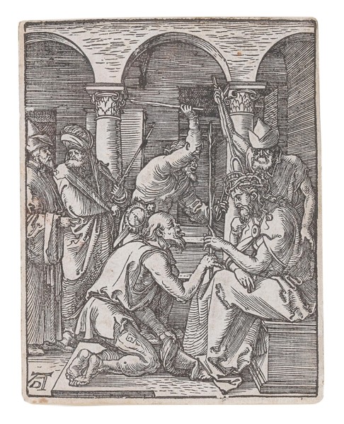 Christ Crowned with Thorns, from the series "The Small Passion", ca 1509-1511. Private Collection.
