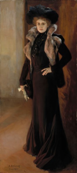 Portrait of the opera singer Aino Ackté (1876-1944), 1901. Found in the collection of Ateneum, Helsinki.