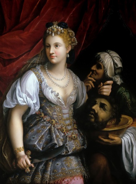 Judith with the Head of Holofernes, ca. 1600. Found in the collection of Galleria Borghese, Rome.