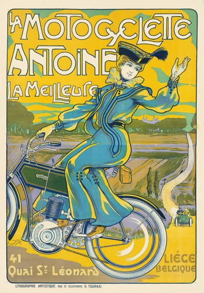 La Motocyclette Antoine. Private Collection.