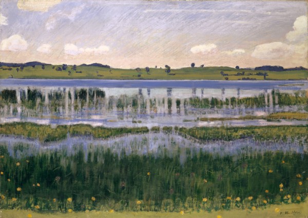 Lake Burgäschi (near Langenthal), ca 1901. Found in the collection of Art Museum Basel.