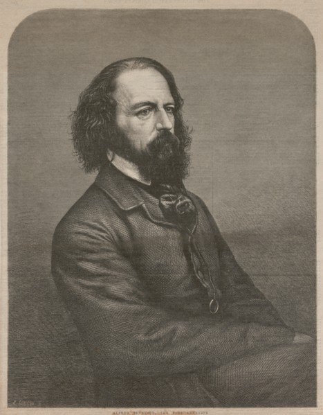 Portrait of Alfred, Lord Tennyson (1809-1892), 1864. Private Collection.