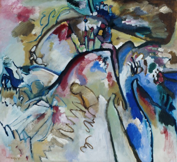 Improvisation 21a, 1911. Found in the collection of Städtische Galerie im Lenbachhaus, Munich.