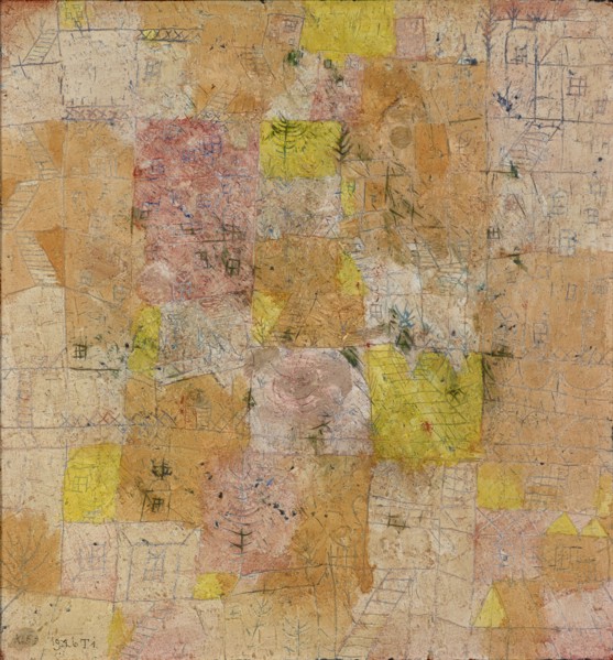 Suburban Idyll, 1926. Found in the collection of Art Museum Basel.